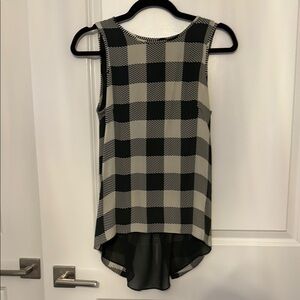 Rag and Bone Small Buffalo Plaid Silk Layered Shirt Small
